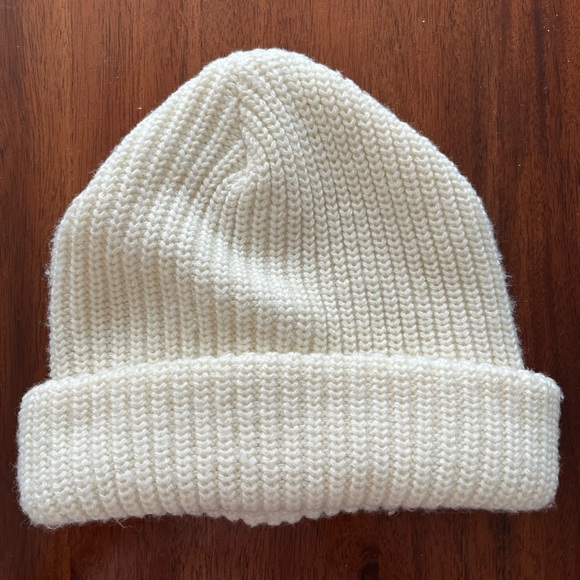 Cozy Cream Knit Beanie - Picture 2 of 4